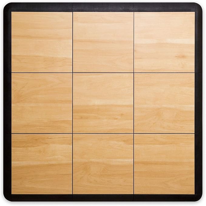 Big Floors 3X3RESMAPLE Modular Interlocking Lightweight Plastic Dance Floor Kit by BigFloors