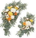 Wedding Sign Faux Flower Swag for Ceremony Party Reception Entrance Floral by Muhanjia