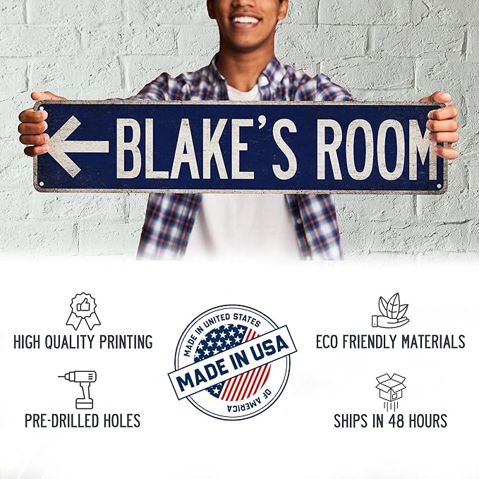 Custom Vintage Street Sign Personalized Directional Signs - Image 4