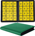 Premium 1000+ Pockets Card Binder, 16 Pockets Trading Card Binder Ringless Side by MORABTO