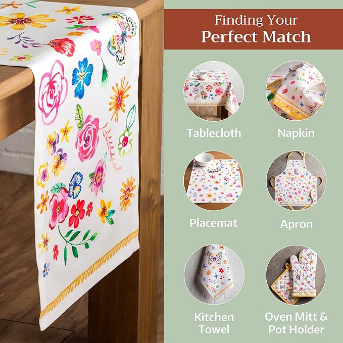 Maison d' Hermine Table Runner 100% Cotton Single Layer Table Runners 108 - Image 5
