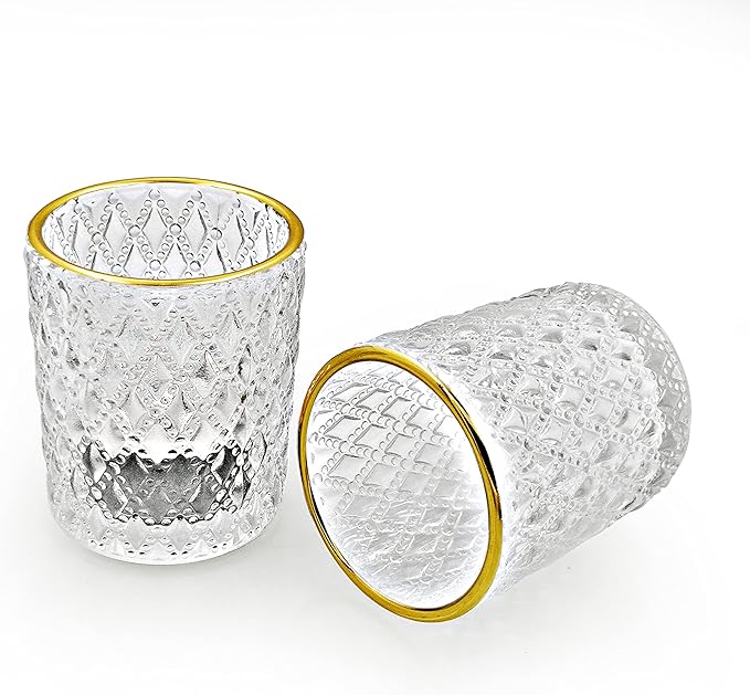 SHMILMH Clear Tealight Candle Holders Set of 24, Glass Votive Candle Holders - Image 7