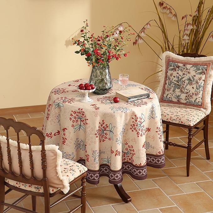 patdrea Designer Vintage Linen Table Cloth - Image 7