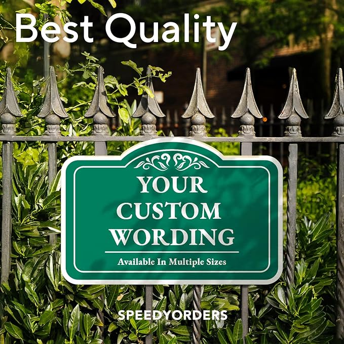 Custom Decorative Outdoor Metal Sign - Image 7