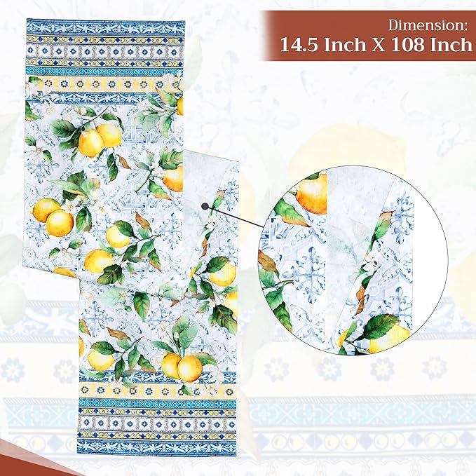 Maison d' Hermine Table Runner 100% Cotton Single Layer Table Runners 108 - Image 4