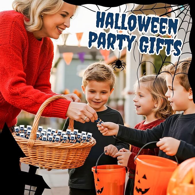 DMSKY 60 Pcs Halloween Lip Balm, Halloween Party Favors Bulk, Halloween Goodie - Image 5