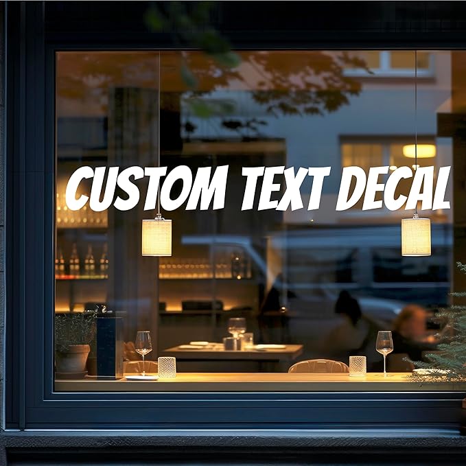 Custom Window Lettering by ANewDecals