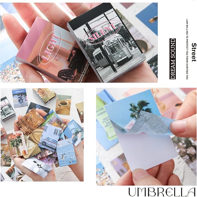 6 Sets 300 Pcs Washi Stickers Book - Image 4