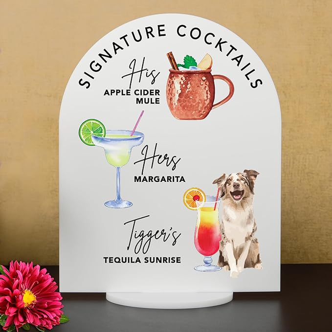 Pet Signature Drink Wedding Signs - Image 2