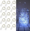 15 Pack Fairy Lights Battery Operated, 6.6ft 20 LED Mason Jar Lights Silver by Decorman