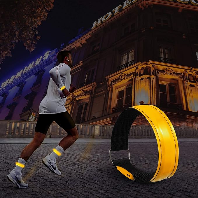 Rechargeable LED Armband for Running, Light Up LED Armband, High Visibility - Image 7