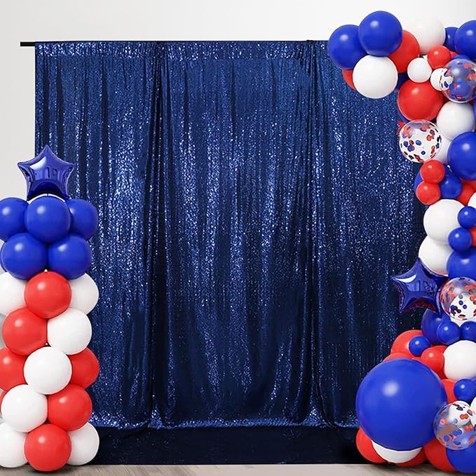 SquarePie Sequin Backdrop Less Transparent Background Sparkly Curtain - Image 8