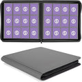 SMYV 12 Pocket Trading Card Binder, Premium PU Cover Card Binder by SMYV