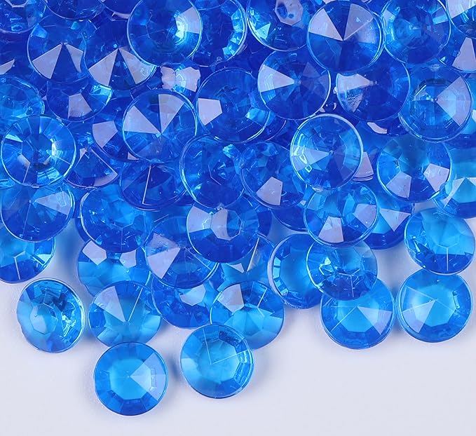1000pcs Platic Acrylic Gems Fake Acrylic Diamonds Vase Filler Beads Faux by WelcometoGintoaria