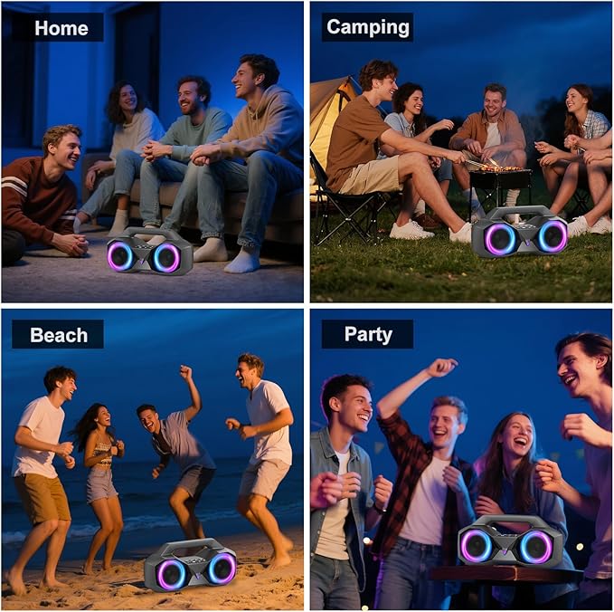 KMAG Bluetooth Speaker Wireless, 80W Loud Speaker - Image 8