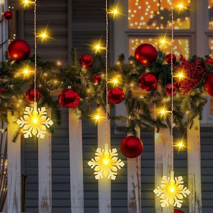 150 LED Christmas Icicle Lights - Image 5