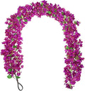 Briful 6ft Purple Bougainvillea Flower Garland – Artificial Silk Floral Vine by Briful