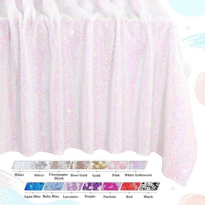 QueenDream Sparkly Sequin Tablecloth - Image 6