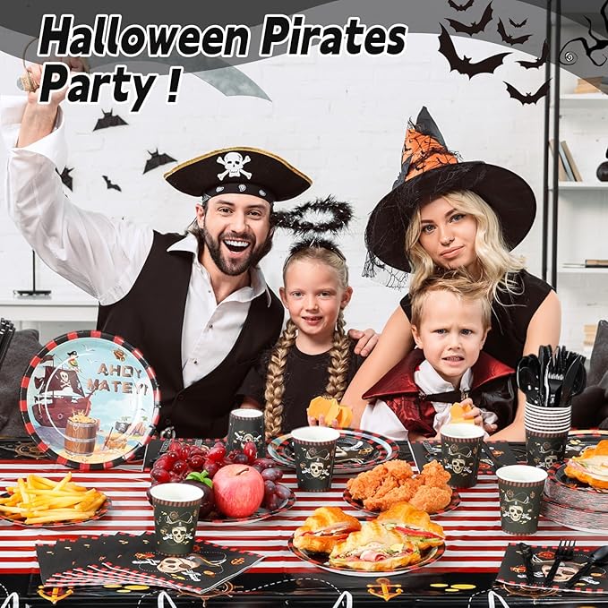 452 Pcs Pirate Party Supplies Decorations - Image 4