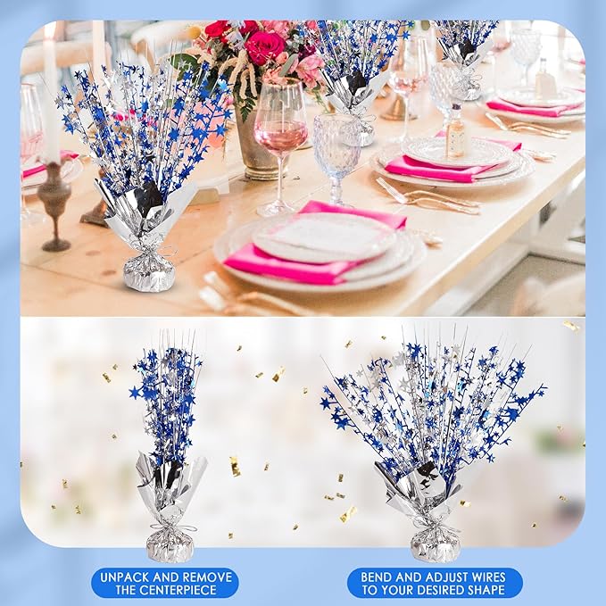 6 Pack Star Table Centerpieces for Party, Birthday Table Decorations for Kids - Image 2