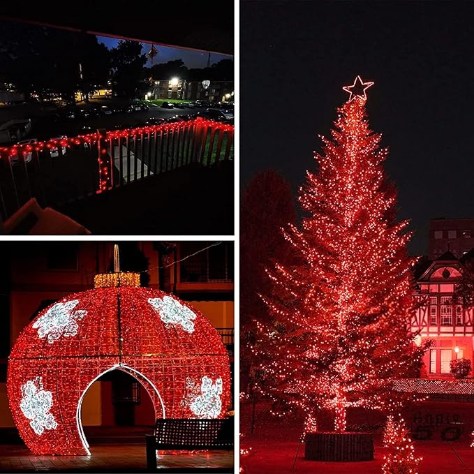 66Ft 200 LED Fairy Lights Plug in, Waterproof String Lights Outdoor & Indoor 8 - Image 5