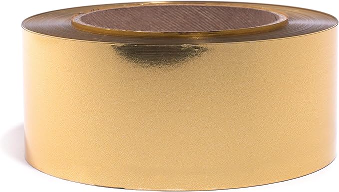 Gold Metallic Streamer, 2 Inches Wide x 500 Feet Long by Unknown