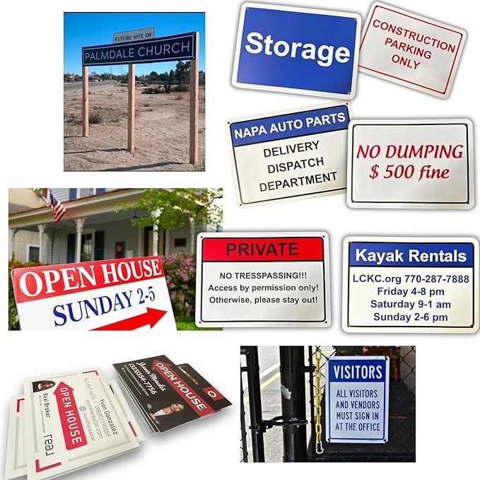 Custom Signs Outdoor Metal for Home Office Business, Personalized, Man Cave - Image 4
