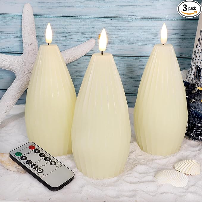 Silverstro Irregular Flameless Candles by Silverstro