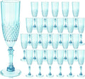 Plastic Champagne Flutes, for Weddings Bachelor Parties Toasting and Events by LEYIQUCHAMPAGNEWINEGLASSES