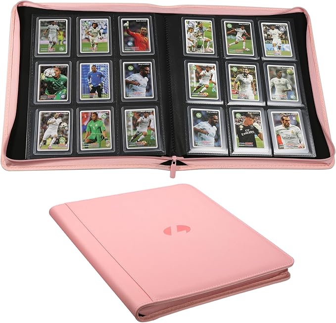 Toploader Binder, Holds 288 Toploaders, 9 Pocket Double-Sided Top Loader Binders by Unknown