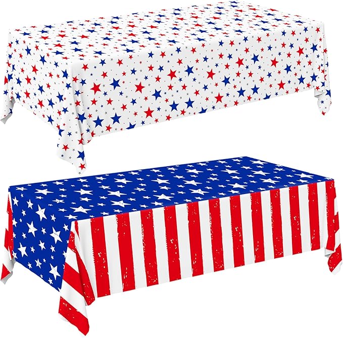 Gatherfun 4th of July Party Supplies Set- American Flag Patriotic Theme Kit by Gatherfun
