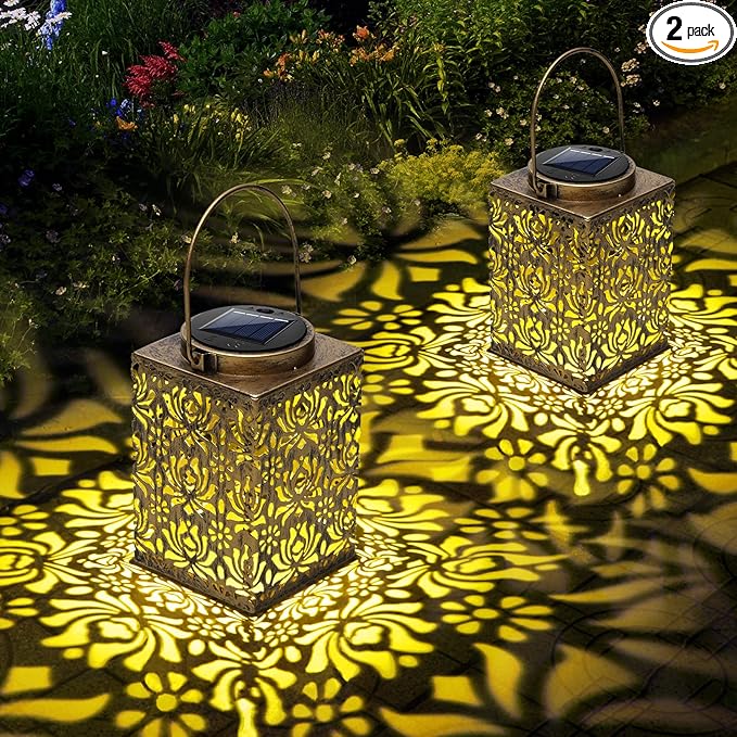 2 Pack Bronze Solar Lanterns by LightYourLife