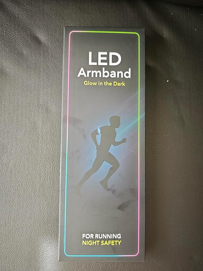 LED Armband for Running Walking Cycling, Rechargeable Running Lights Safety - Image 8