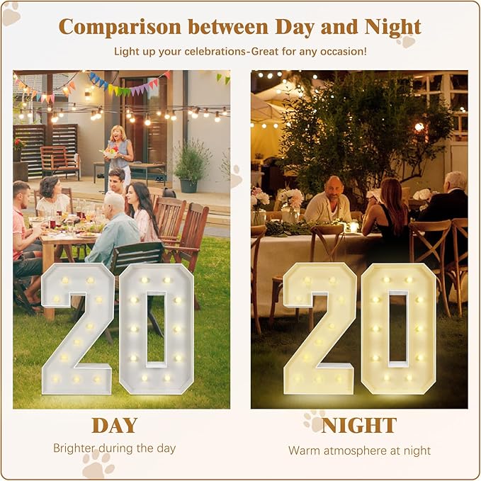 Marquee Light Up Letters: 3FT Large Decorative Signs - Image 6