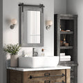 COGOOD Farmhouse Barn Door Mirror by COGOOD