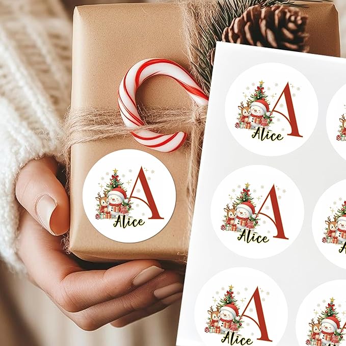 Personalized Christmas Stickers - Image 2