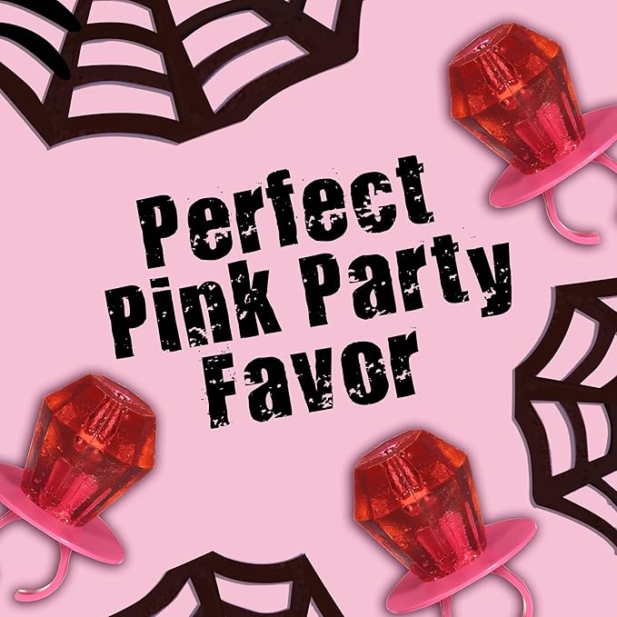 Ring Pop Individually Wrapped Pink Halloween Candy, Strawberry 30 Ct Lollipop - Image 3