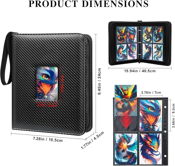 Trading Card Binder 4 Pocket - Image 4