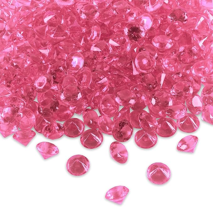 Super Z Outlet Acrylic Color Faux Round Diamond Crystals Treasure Gems by SuperZOutlet