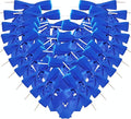 50pcs/Bag 3-1/2" Blue Satin Ribbon Bows by Micomon