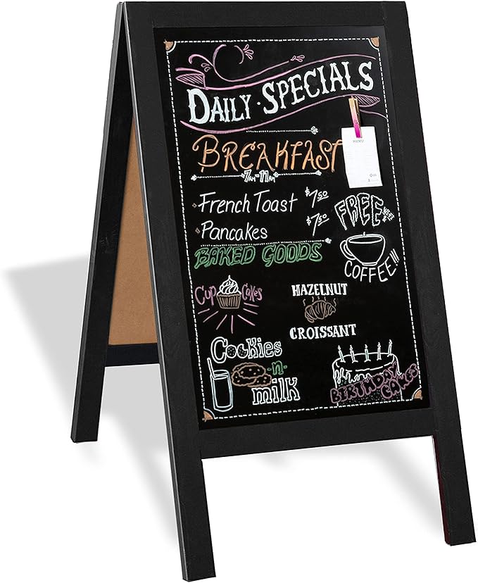 Ilyapa Wooden A-Frame Chalkboard Sign by Ilyapa