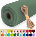 Sage Green Tulle Fabric Roll by Luceinvita