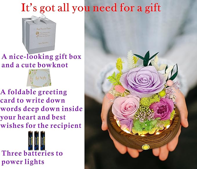 Valley of Rain & Forest Long-Lasting Real Flowers, Unique Floral Gift - Image 4