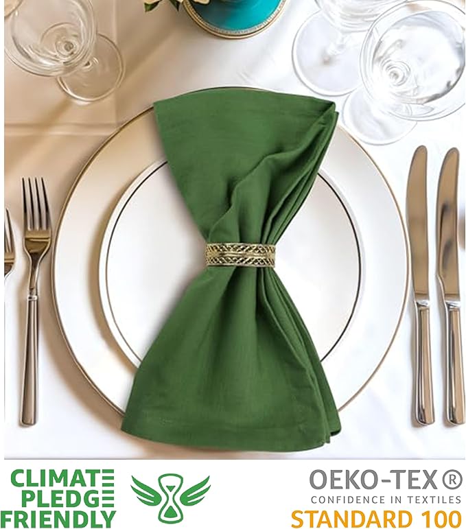 Urban Villa Easter Cloth Napkins 100% Cotton Slub Absorbent Dinner Napkins - Image 4