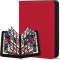 9 Pocket Trading Card Zip Binder, 540 Cards, Premium Baseball Card Storage Album by Zofly