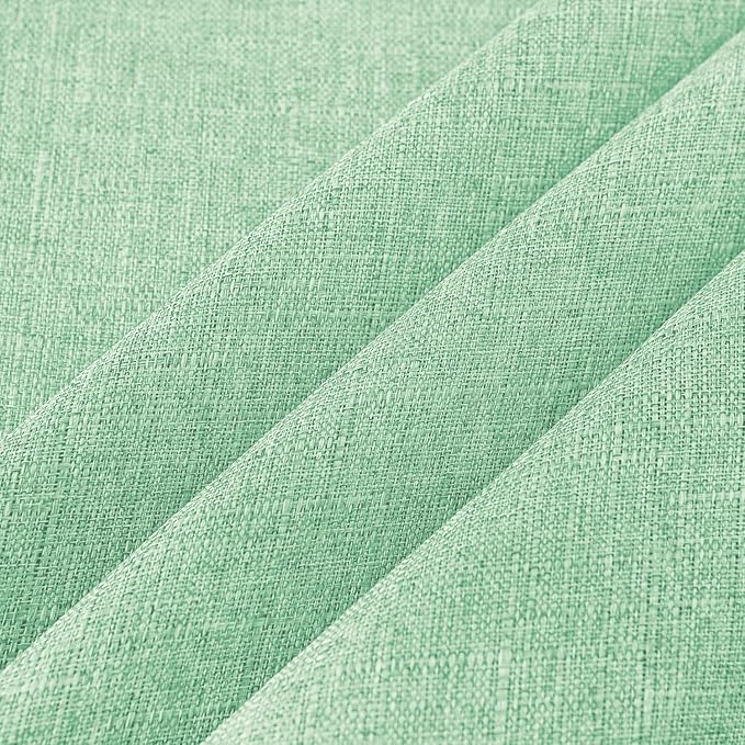NLMUVW Light Green Round Table Cloth 48 Inch, Linen Tablecloth Rustic Farmhouse - Image 4