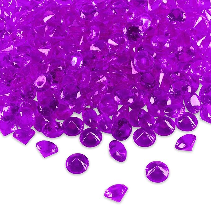 Super Z Outlet Acrylic Color Faux Round Diamond Crystals Treasure Gems by SuperZOutlet
