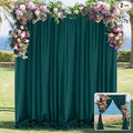 MYSKY HOME 10ft x 8ft Green Backdrop Curtains by MYSKYHOME