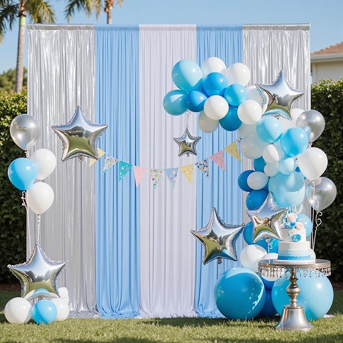 10x10FT Silver Sequin Backdrop - Image 7