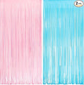 Pink and Blue Party Photo Backdrop by GREATRIL
